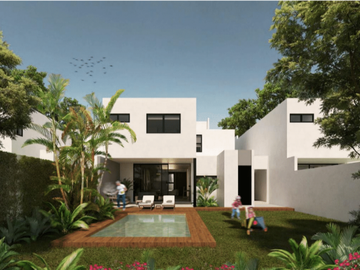 Casa Arbelia residencial en venta, Conkal, Yucatán.