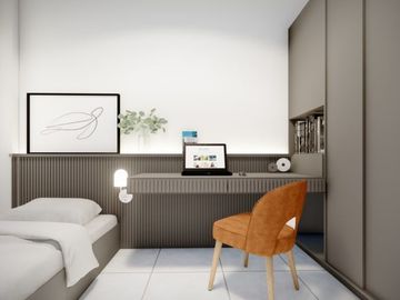 Rumahdijual mewah cantik rasa villa + rooftop di pusat kota jakarta selatan bintaro dkt BSD MALL