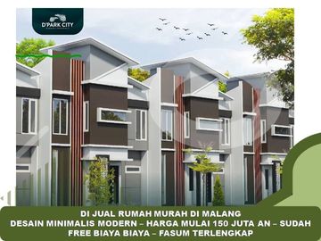 Di Jual Rumah Murah Di Kota Malang 2 Lantai Harga 200 Juta an