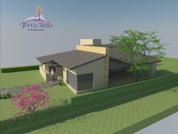 CHALET EN CONSTRUCCIÓN EN BARRIO CERRADO EL DORADO II. FRENTE AL RIO SAN ANTONIO Y A 10 MINUTOS DEL CENTRO DE VILLA CARLOS PAZ