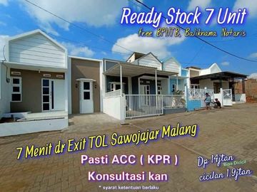 Rumah Murah Bisa KPR Dekat Tol Malang Kedungrejo