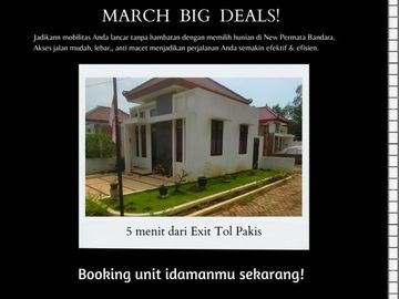 KHUSUS UNTUK ANDA! RUMAH IDEAL AKSES JALAN ASPAL MULUS