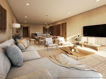 Departamento cerca de la playa, vistas al mar, alberca, en venta.