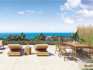 Departamento cerca de la playa, vistas al mar, alberca, en venta.