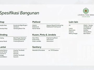 Bagus Mewah, Central Park Merr, Dekat Bandara, Sekolah, Surabaya | Br247 C