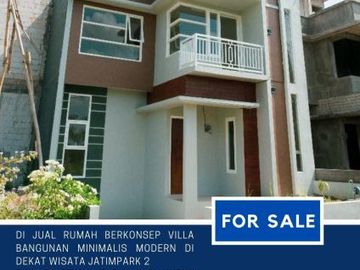 Villa di dekat alun alun batu malang harga 400jt an