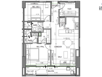 Departamentos en preventa: Por Calle Alba Roja