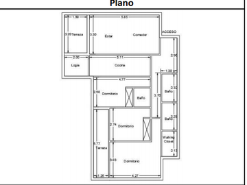 Departamento en arriendo en Las Condes