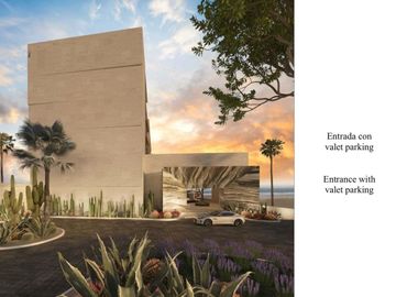 Condominio con vista al mar, techos altos, club de playa, concierge, carril de n
