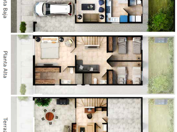 CASA EN VENTA EN ZONA CUMBRES DE 3 NIVELES
