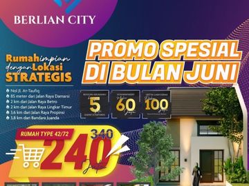 Cicilan Paling Murah, HUB 08213993---- Harga Rumah Murah Sidoarjo, Berlian City Juanda