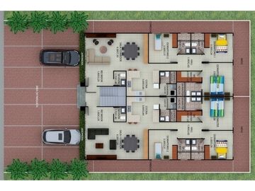 Vía a la Costa km 14 Urb Punta Esmeralda Departamento a estrenar