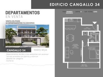 Departamento en venta en Ramos Mejia Sur
