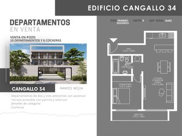 Departamento en venta en Ramos Mejia Sur