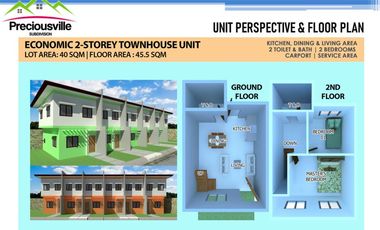 Affordable Townhouses in Preciousville Talisay