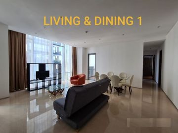 Disewakan Senopati Suite Desain Mewah Tipe 2+1BR Furnished APT-A2873
