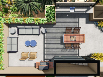 Lofts en venta en Chelem, con piscina y rooftop, entrega inmediata.