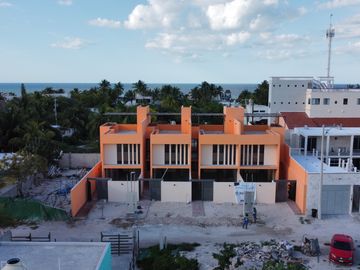 Lofts en venta en Chelem, con piscina y rooftop, entrega inmediata.