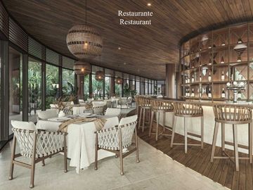 Condominio 2 recamaras + estudio, con club de playa, campo de golf, amenidades e