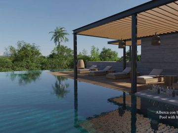 Condominio 2 recamaras + estudio, con club de playa, campo de golf, amenidades e