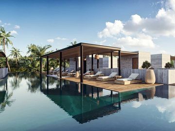Condominio 2 recamaras + estudio, con club de playa, campo de golf, amenidades e