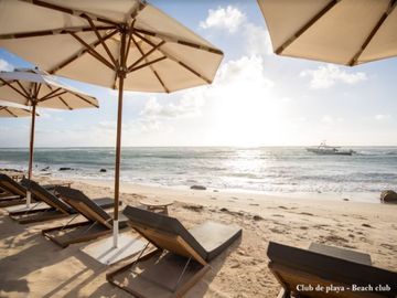 Condominio 2 recamaras + estudio, con club de playa, campo de golf, amenidades e