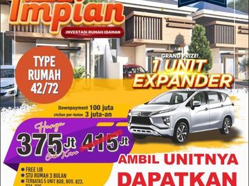 Perumahan murah modern sidoarjo Tipe 42/72 Tambak Cemandi