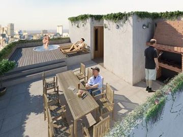 3amb.Estrenar 64m2.Balcon.Flores