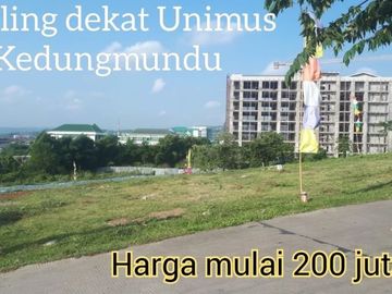 Kavling tanah Strategis dekat Kampus Unimus Kedungmundu Tembalang Semarang