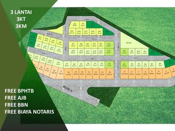 Terluas Rumah 3KT Tipe 75/90 5 Menit ke UNIKAMA Bisa KPR