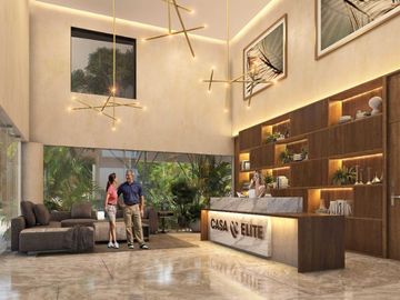 DEPARTAMENTO EN VENTA CASA ELITE  SENIOR LIVING, CABO NORTE MERIDA.