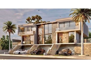 CASA MODERNA  VISTA AL MAR CON PISCINA EN URB. CIUDAD DEL MAR, MANTA