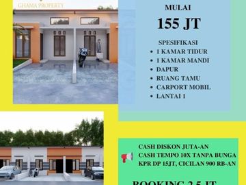 Rumah Minimalis Modern Dekat Jl Nangsri Type 28/79 CIcilan Tanpa Bunga