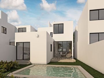 CASA EN VENTA EN MERIDA, EN PRIVADA CON AMENIDADES UBICADO EN ZONA DE CONKAL