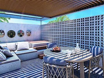 Casa en residencial con alberca privada en Tulum