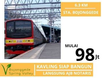 Jual Tanah Kavling Murah langsung AJB Bojong Gede Dekat cibinong