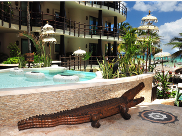 Departamento frente al mar con jacuzzi privado, spa, alberca climatizada, en ven