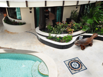 Departamento frente al mar con jacuzzi privado, spa, alberca climatizada, en ven