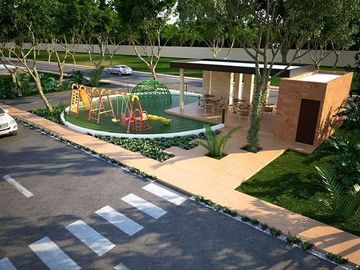 Venta de casa en Privada con Alberca en la zona de Conkal