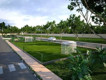 Venta de casa en Privada con Alberca en la zona de Conkal