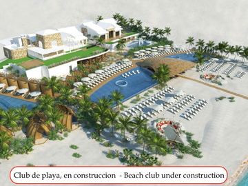 Condominio con jacuzzi privado vista al mar, servicio de mayordomo