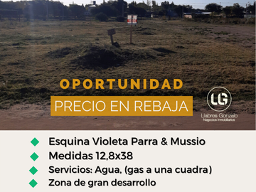 TERRENO SOBRE VIOLETA PARRA ESQUIMA MUSSIO