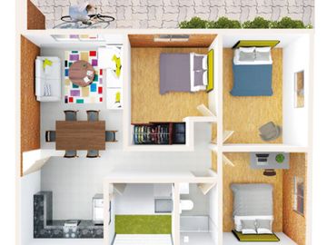 Departamentos nuevos en venta en Guadalupe Hidalgo a 5min de Periplaza