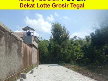Kapling Utara Yonif 407 Tegal SHM Per-Unit Luasan Ideal