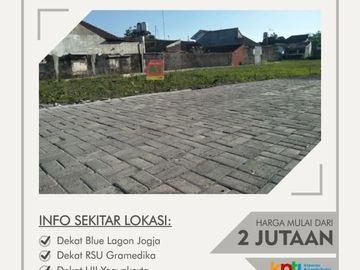 Kavling Timur UII; Luas 110 m2, Legalitas SHM