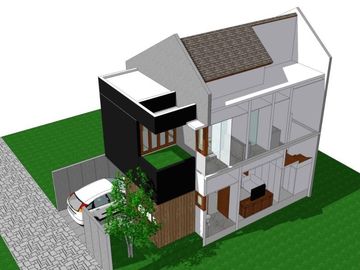 RUMAH 2 LANTAI TERMURAH DEKAT JALAN UTAMA SESETAN DENPASAR