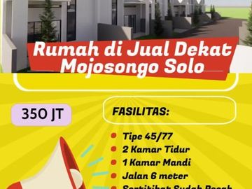 rumah di gondangrejo karanganyar lokasi nyaman