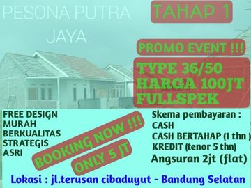 Cuma 100juta harga fullspek di Pesona Putra Jaya