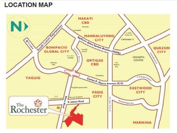 3 Bedrooms Mid Rise Condo for Sale in The Rochester San Joaquin Pasig City THE ROCHESTER Pasig City
