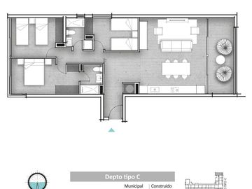 Edificio Playa Serena 3D+2B Tipo C - desde UF7.814